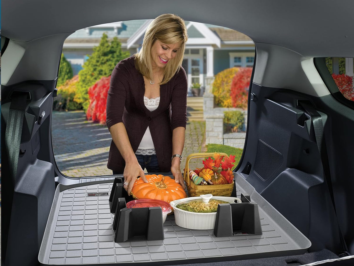 WeatherTech CargoTech – Automotive Trunk Organizer Blocks, Trunk Divider, Cargo Containment System for Car/SUV/Van Trunk, Set of 4