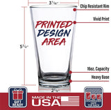 If You Don't Like Trump Then You Probably Won't Like Me | 16 oz Pint Glass | American US Patriotic Gift Set | Retirement Gift For Men