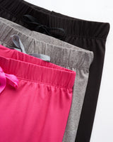 Sweet Hearts Girls' Sweatpants - Super Soft Athletic Performance Joggers: Made in USA (3 Pack)