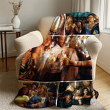 Custom Blanket with Picture Made in USA,Personalized Photo Blanket Throw Photo Blankets for Family Friends Pets,50"x60"