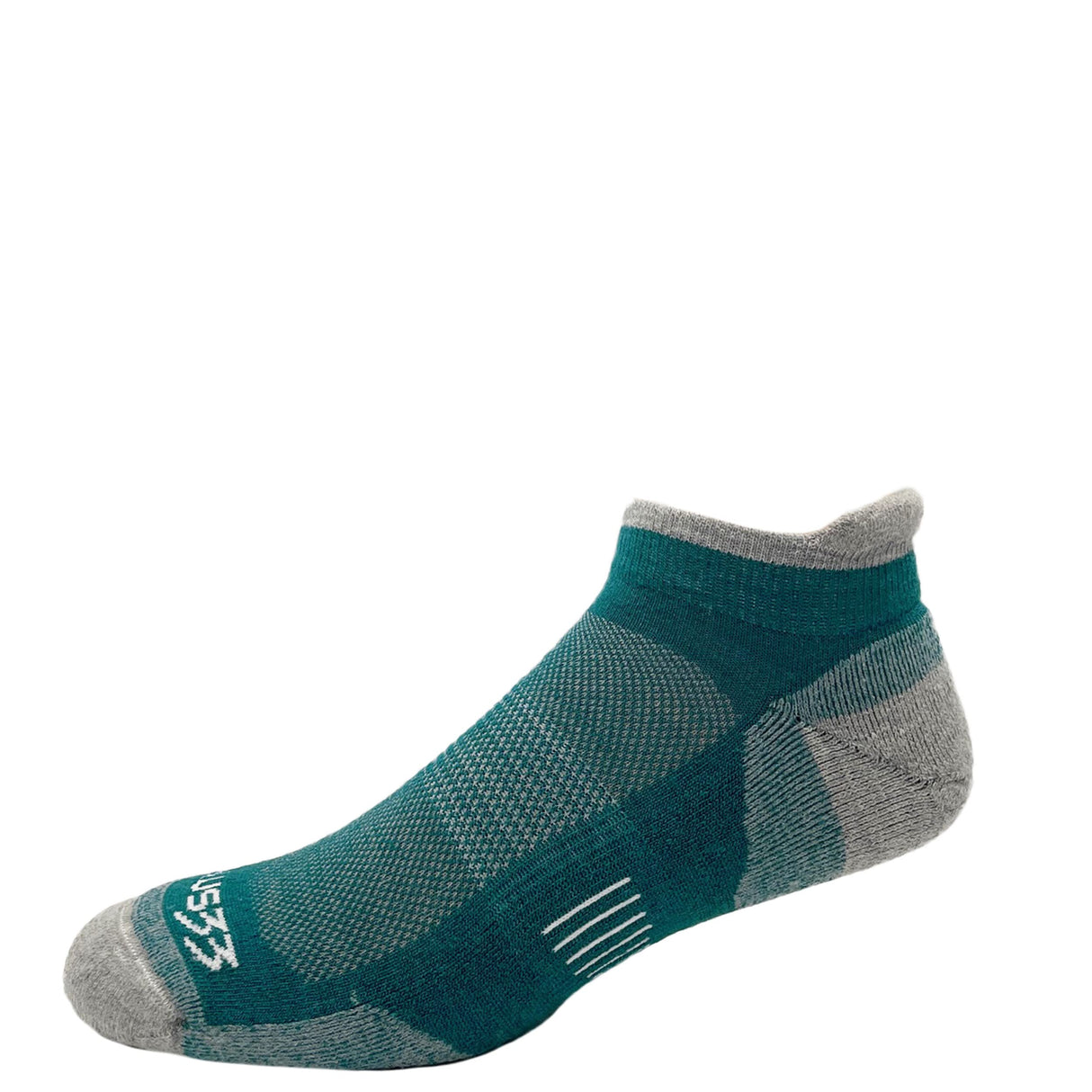 USA Made - No Show Tab Socks - Running Socks - Merino Wool - Mountain Heritage