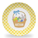 Tiny Expressions - Personalized Holiday Plates for Kids with Customized Name | BPA Free | Dishwasher Safe | Made in the USA (Christmas Plate)