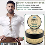 Smooth Viking Forming Cream - High Hold Styling Cream for Matte Finish, Men's Hair Products, Hair Paste for Short, Curly and Long Hair, Made in USA, 2oz