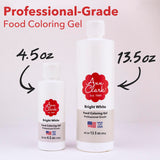 Ann Clark Bright White Food Coloring Gel Large 4.5 oz Professional Grade Made in USA