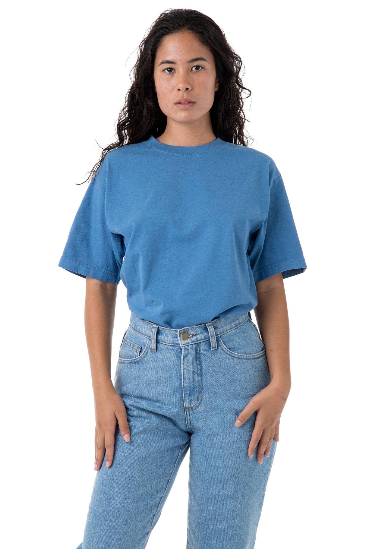 1801 - 6.5oz T-Shirt, Made In USA, Garment-Dyed, Shrink-Free, Relaxed Fit