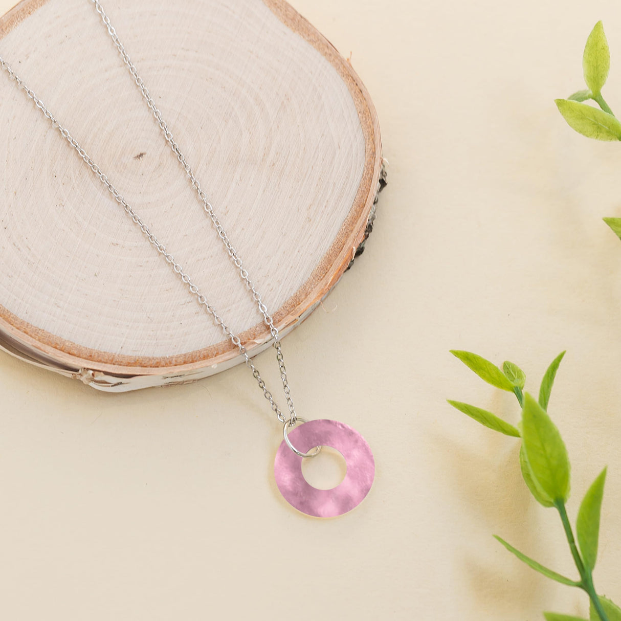 Bottled Up Designs Handmade Glass Hoop Necklace, Recycled Antique Bottles, Made in USA, Birthday Gifts, Mothers Day, Women, Anniversary (Cobalt 1960s Skin Cream Jar)