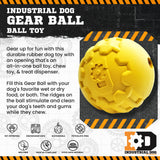 SodaPup USA-K9 Stars & Stripes – Durable Dog Ball Toy & Chew Toy Made in USA from Non-Toxic, Pet-Safe, Food Safe Natural Rubber for Bonding, Mental & Physical Exercise, Problem Chewing, Calming & More