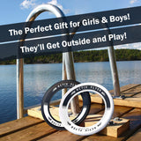 Activ Life Kid’s Flying Rings [2 Pack] They Fly Straight & Don’t Hurt! 80% Lighter Than Standard Frisbees - Replace Screen Time with Healthy Family Fun - Get Outside & Play! Proudly Made in The USA