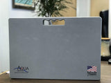 Kneeling Pad - Made in The USA - Firm, Durable and Thick Garden or Mechanics Foam Kneeling Pad, Great for Use Around The House, Garden, Job or Shop(17.5” x 8.0” x 1.5”, Gray)