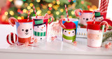 American Greetings 8-Count 16 oz. Reusable Plastic Cups, Santa and Snowman Christmas Party Supplies