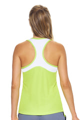 Expert Brand USA-Made Women's Oxymesh Dry Fit Sleeveless Tank Top Athletic Shirt