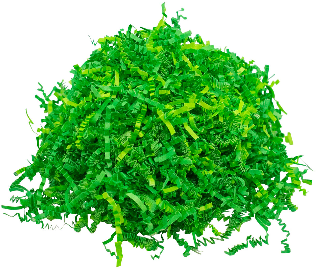 Stephanie Imports Made In USA 3-Ply Crinkle Cut Shredded Paper 2 lbs (Red & Green Christmas Mix)