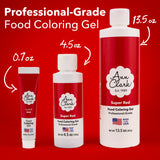 Ann Clark Super Red Food Coloring Gel Large 4.5 oz Professional Grade Made in USA