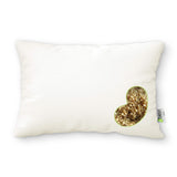 Millet Japanese Bed Pillow - Organic Cotton, Vegan, Premium Quality - Made in USA -14" x 20" - Neck Bed Body Floor Cushion Insert Couch Throw Bolster - Organic Eco Friendly Fabric and Fill