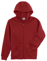 Men's Heavy Duty Full Zip Hoodie Sweatshirt Jacket with Heavy Weight Micro Fleece Made in USA