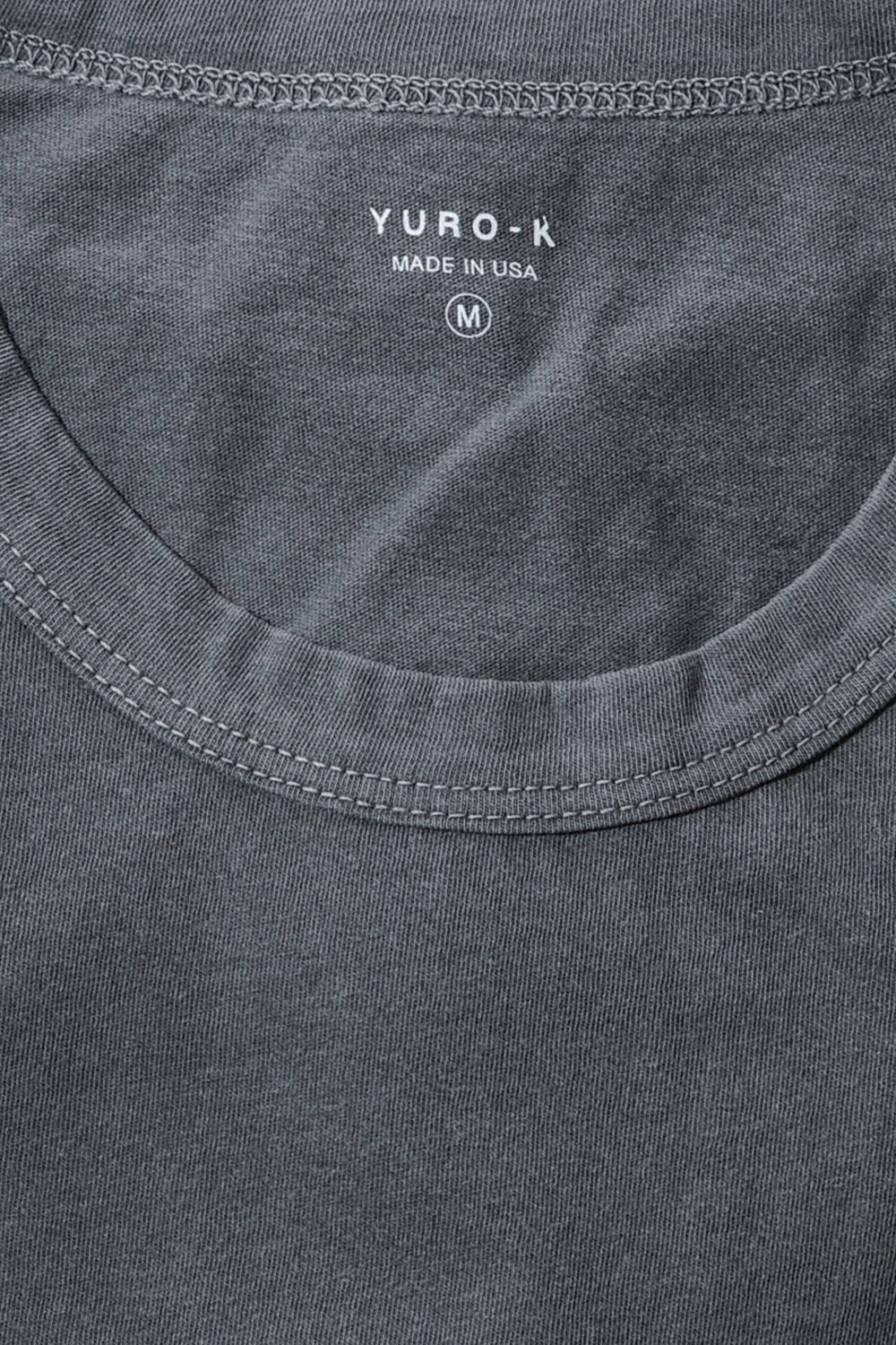 YURO-K Men's Premium Binded Neck Cotton Classic Short Sleeve Crew T-Shirt