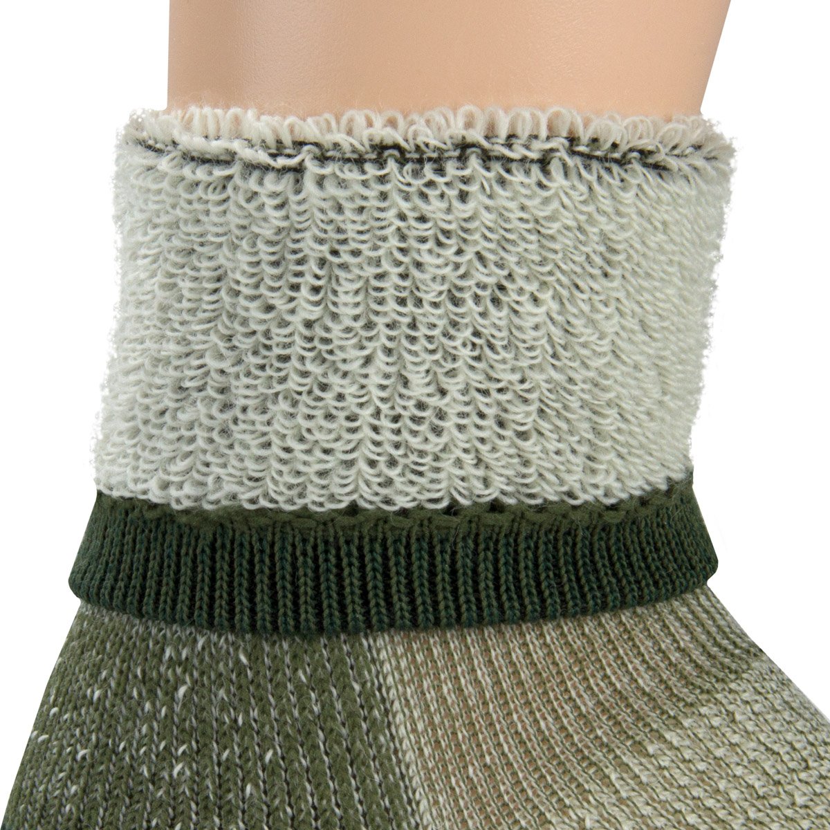 Merino Wool Crew Hiking Sock - Moisture Wicking Sock - Cushioned Sock