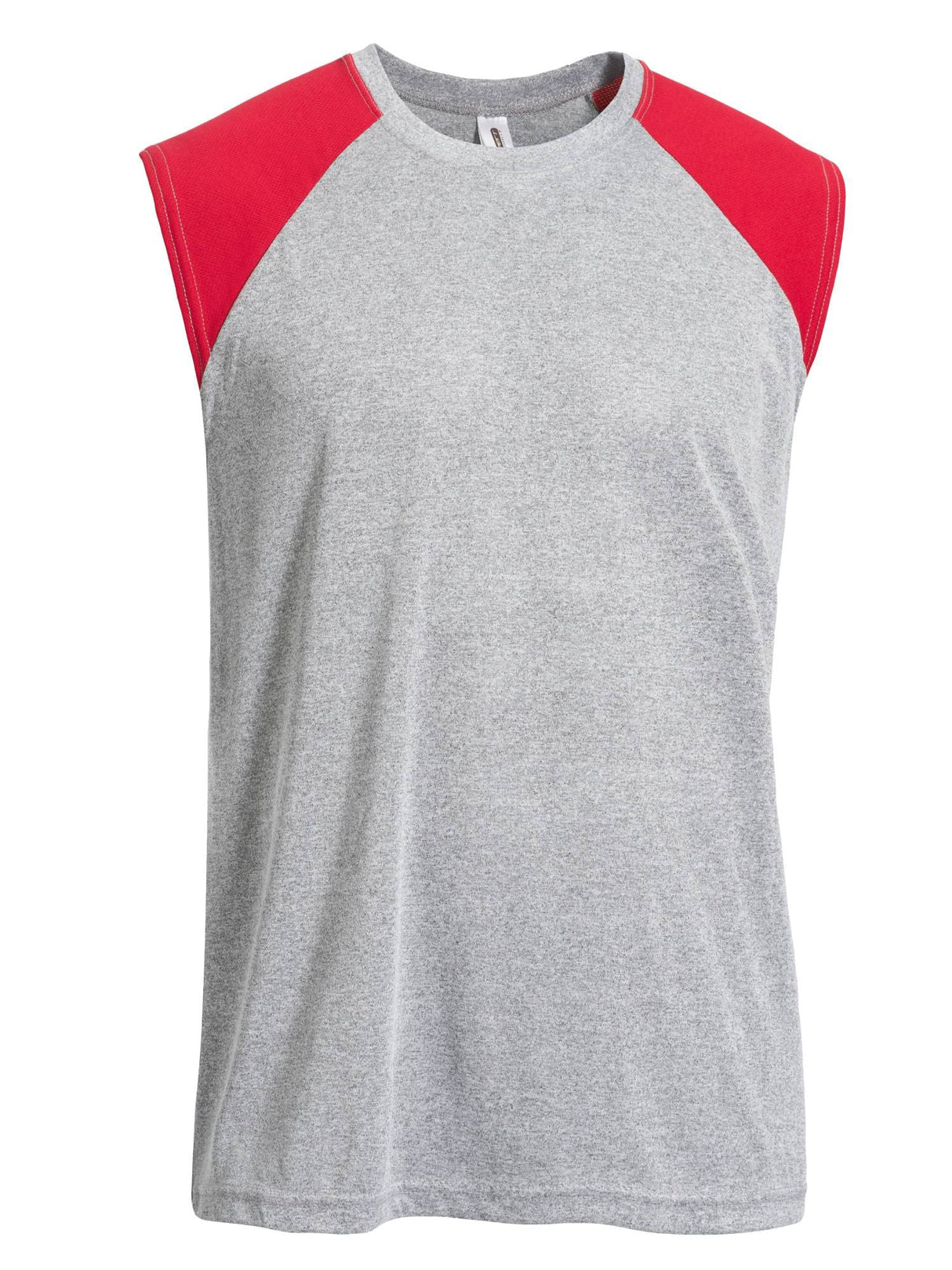Expert Brand USA-Made Men's Natural-Feel Colorblock Training Tank T-Shirt