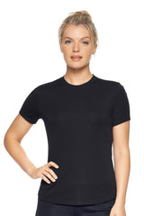 Expert Brand USA-Made Women's Drimax Dry Fit Short Sleeve Athletic T-Shirt