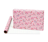 American Greetings 120 sq. ft. Pink Christmas Wrapping Paper Set, Red and Pink (4 Rolls 30 in. x 12 ft., 7 Bows, 30 Gift Tags)
