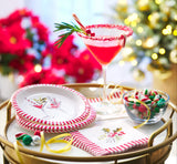 American Greetings 36-Count 7 in. Dessert Plates by Kathy Davis, Christmas Party Supplies
