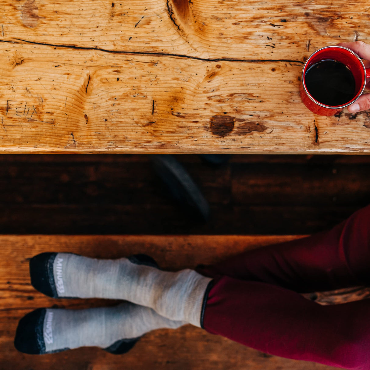 USA Made - Crew Socks - Hiking Socks - Merino Wool - Mountain Heritage