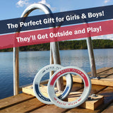 Activ Life Kid’s Flying Rings [2 Pack] They Fly Straight & Don’t Hurt! 80% Lighter Than Standard Frisbees - Replace Screen Time with Healthy Family Fun - Get Outside & Play! Proudly Made in The USA