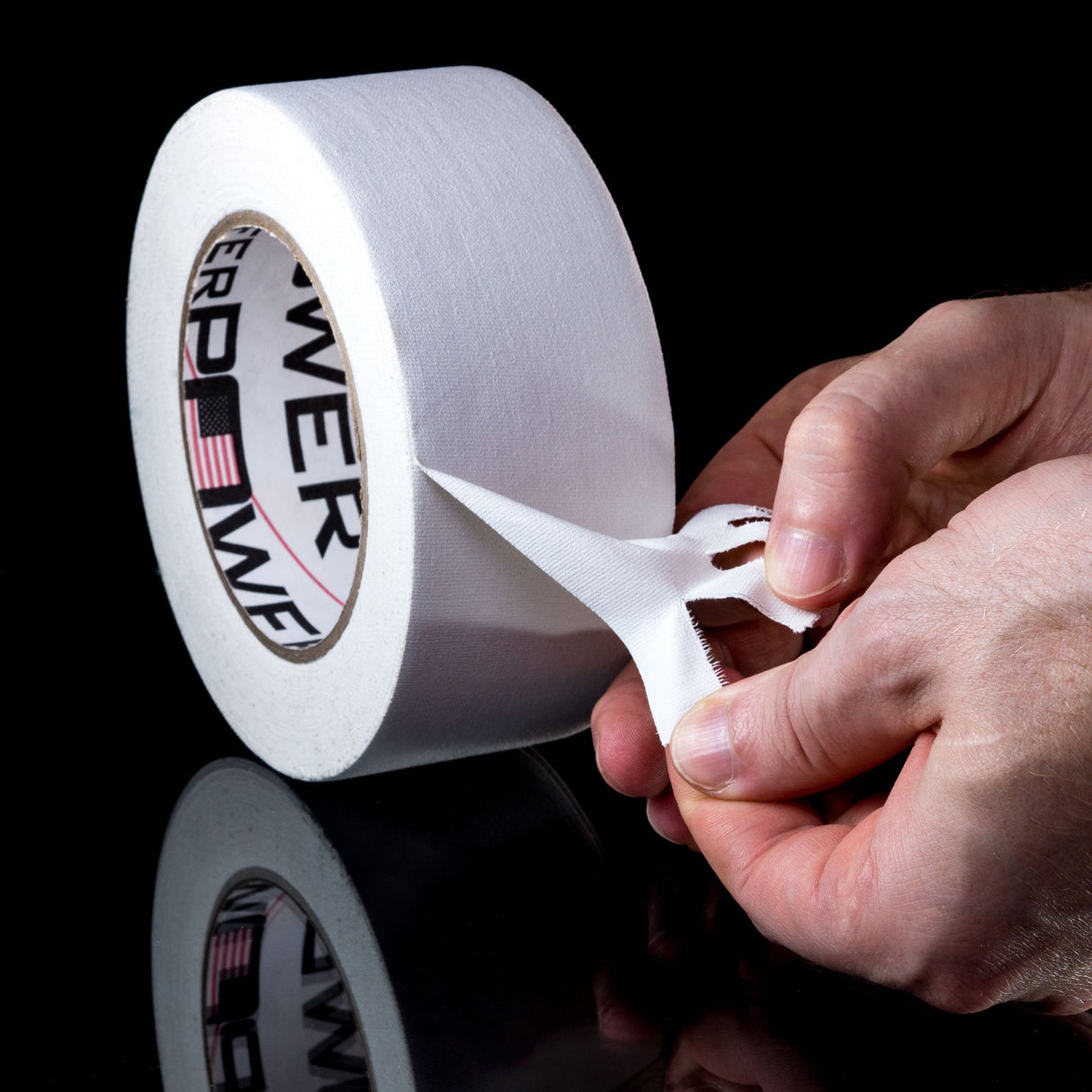 Gaffer Power Proudly Made in The USA, Real Professional Grade Gaffer Tape, Heavy Duty Gaffers Tape, Non-Reflective, Multipurpose. 2 Inches x 30 Yards, Black