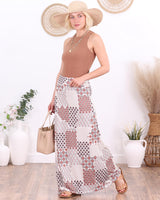 Popana Womens Long Maxi Skirt - Made in USA Long Skirts for Women Trendy - Casual Convertible Sundress Plus Size Maxi Skirt