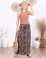 Popana Womens Long Maxi Skirt - Made in USA Long Skirts for Women Trendy - Casual Convertible Sundress Plus Size Maxi Skirt