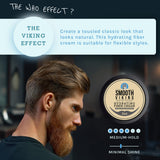 Smooth Viking Forming Cream - High Hold Styling Cream for Matte Finish, Men's Hair Products, Hair Paste for Short, Curly and Long Hair, Made in USA, 2oz