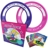 Activ Life Kid’s Flying Rings [2 Pack] They Fly Straight & Don’t Hurt! 80% Lighter Than Standard Frisbees - Replace Screen Time with Healthy Family Fun - Get Outside & Play! Proudly Made in The USA
