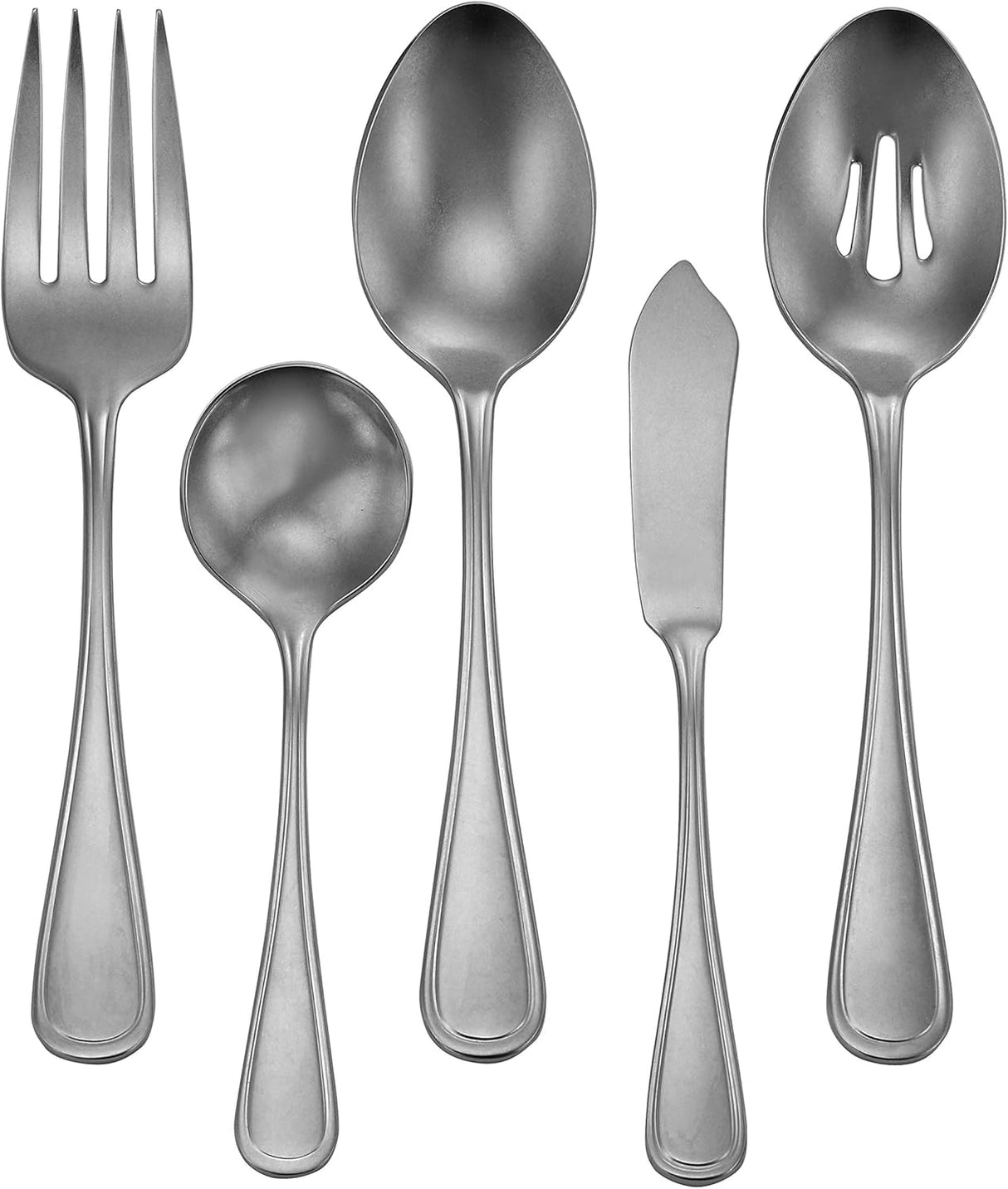 Liberty Tabletop Industrial Rim 45pc Set Service For 8 Serving Set Included MADE IN USA