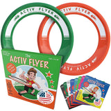 Activ Life Kid’s Flying Rings [2 Pack] They Fly Straight & Don’t Hurt! 80% Lighter Than Standard Frisbees - Replace Screen Time with Healthy Family Fun - Get Outside & Play! Proudly Made in The USA