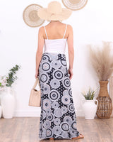 Popana Womens Long Maxi Skirt - Made in USA Long Skirts for Women Trendy - Casual Convertible Sundress Plus Size Maxi Skirt