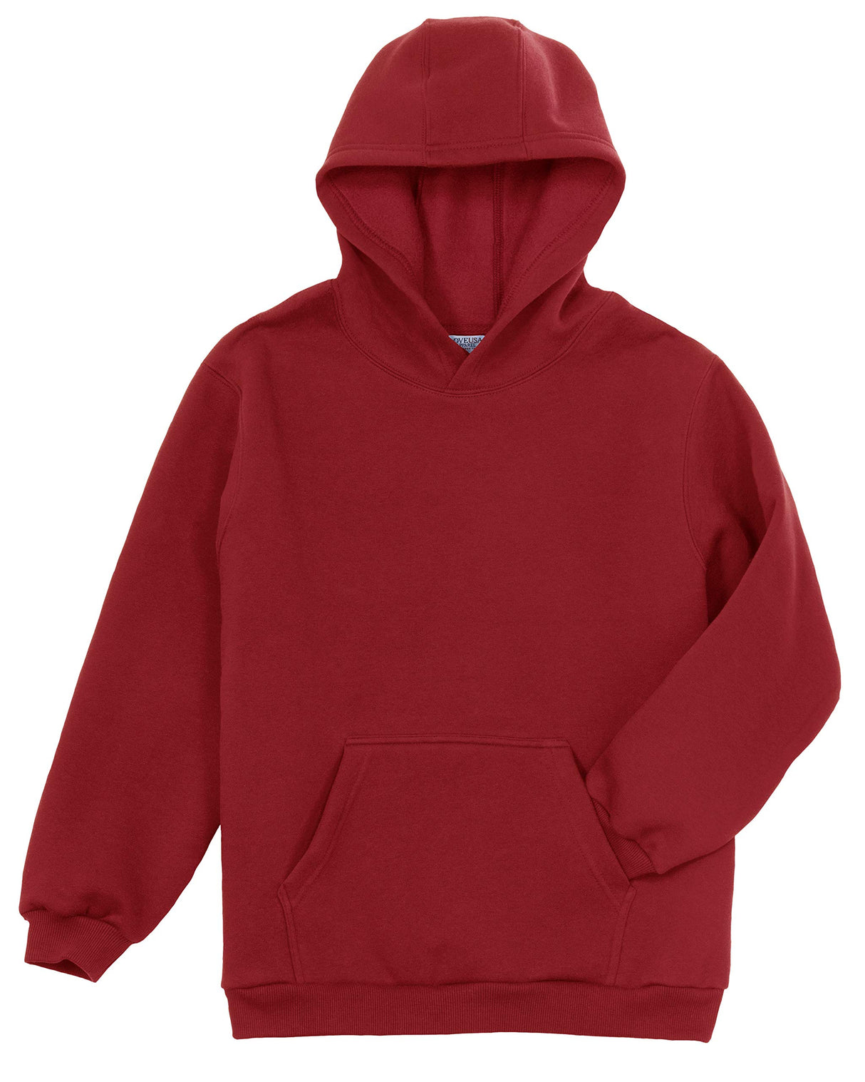 Men's Heavy Duty Hoodie Sweatshirt with Heavy Weight Micro Fleece Made in USA
