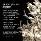 The Original Premium Self-Adhesive Snow Flock Powder with ShimmerSpec - Realistic Instant Snow for Christmas Trees & Decor | Exclusive Formula, Made in USA | 2 Pounds [0.90Kg]
