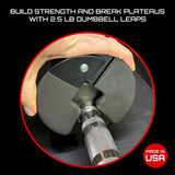 Micro Gainz Dumbbell Fractional 1.25lb Weight Plate, Ideal for Micro Loading, (Choose Color) 4 Piece Fractional Weight Plates, Designed for Dumbbell Training, Made In USA