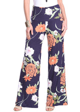 Popana Palazzo Pants for Women Casual Summer Wide Leg Beach Pants Plus Size Made in USA