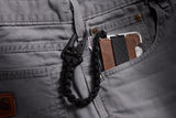 Dango EDC Tether - Cobra Weave 550 Paracord - 6 Inch Woven, 10 Feet Unraveled