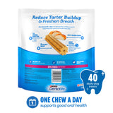 Purina Dentalife Daily Oral Care Chicken Flavor Small/Medium Breed Dog Dental Chews – 28.5 oz pouch (40ct)