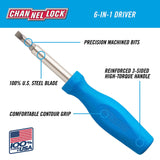 CHANNELLOCK SAW3H 3-inch Professional Scratch Awl Pick, Precision Machined Non-Magnetic, Made in USA, Molded Tri-Lobe Grip