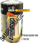 ENERGIZER E95 Max ALKALINE D BATTERY Made in USA Exp. 12-2024 or later - 12 Count