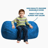 Chill Sack Kid's Memory Foam Bean Bag Lounger, Lime