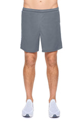 Expert Brand USA-Made Men's Oxymesh Dry Fit Premium Athletic Shorts with Briefs