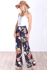 Popana Palazzo Pants for Women Casual Summer Wide Leg Beach Pants Plus Size Made in USA