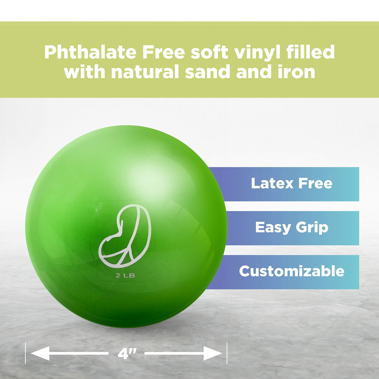 Bean Products Weighted Balls - 2-6 Pounds - Multiple Colors