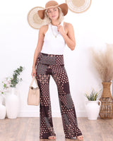 Popana Palazzo Pants for Women Casual Summer Wide Leg Beach Pants Plus Size Made in USA