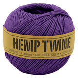 Bean Products Hemp Twine - High Tensile Strength and Durable - Made with 100% Hemp - Perfect for Jewelry, Arts & Crafts, Decoration, Cooking - 0.5MM, 50G/328 Ft. - 8 lb. Test Strength - Natural