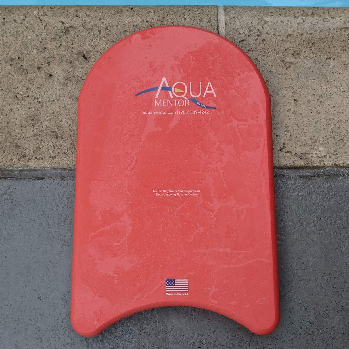 Adult Competition Swim Kickboard - Made in The USA - Adult Kickboard for Pool Exercise, Swim Drills, Practice, Aquatherapy, Great for Swimmers at All Levels from Elite to Beginner